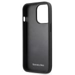 Carcasa Mercedes Leather Stars Pattern compatibila cu iPhone 13 Pro Max, Negru 8 - lerato.ro