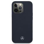 Carcasa Mercedes Silicone Line compatibila cu iPhone 13 Pro Max, Navy Blue 2 - lerato.ro