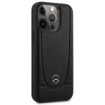 Carcasa Mercedes Leather Urban compatibila cu iPhone 14 Pro, Negru 5 - lerato.ro