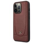 Carcasa Mercedes Leather Urban compatibila cu iPhone 14 Pro, Rosu 3 - lerato.ro