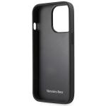 Carcasa Mercedes Leather Perforated compatibila cu iPhone 14 Pro, Negru 8 - lerato.ro