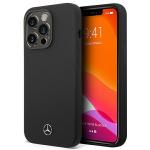 Carcasa Mercedes Silicone Line compatibila cu iPhone 14 Pro, Negru 3 - lerato.ro