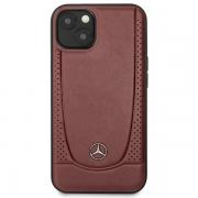 Carcasa Mercedes Leather Urban compatibila cu iPhone 14 Plus / 15 Plus, Rosu