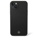 Carcasa Mercedes Silicone Line compatibila cu iPhone 14 Plus / 15 Plus, Negru 2 - lerato.ro
