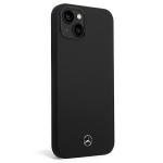 Carcasa Mercedes Silicone Line compatibila cu iPhone 14 Plus / 15 Plus, Negru 4 - lerato.ro