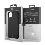 Carcasa Mercedes Silicone Line compatibila cu iPhone 14 Plus / 15 Plus, Negru 6 - lerato.ro