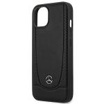 Carcasa Mercedes Leather Urban compatibila cu iPhone 15 / 14 / 13, Negru 7 - lerato.ro