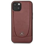 Carcasa Mercedes Leather Urban compatibila cu iPhone 15 / 14 / 13, Rosu 2 - lerato.ro