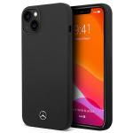 Carcasa Mercedes Silicone Line compatibila cu iPhone 15 / 14 / 13, Negru 3 - lerato.ro