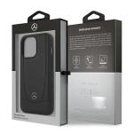 Carcasa Mercedes Leather Urban Line compatibila cu iPhone 14 Pro Max, Negru 9 - lerato.ro