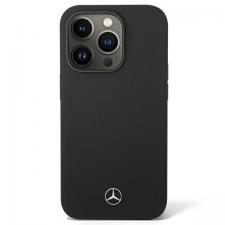 Carcasa Mercedes Leather Urban Line compatibila cu iPhone 14 Pro Max, Negru
