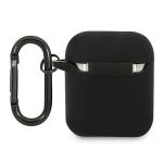 Carcasa Mercedes AMG Silicone Big Logo compatibila cu Apple AirPods 1 / 2, Negru 3 - lerato.ro