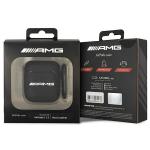 Carcasa Mercedes AMG Leather Big Logo compatibila cu Apple AirPods 1 / 2, Negru 4 - lerato.ro