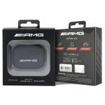 Carcasa Mercedes AMG Leather White Logo compatibila cu Apple AirPods Pro 2, Negru 5 - lerato.ro