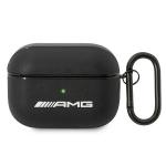 Carcasa Mercedes AMG Leather Big Logo compatibila cu Apple AirPods Pro, Negru 2 - lerato.ro