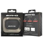 Carcasa Mercedes AMG Leather Big Logo compatibila cu Apple AirPods Pro, Negru 4 - lerato.ro