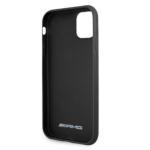 Carcasa Mercedes AMG Leather Debossed Lines compatibila cu iPhone 11, Negru 8 - lerato.ro