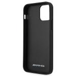 Carcasa Mercedes Leather Curved Lines compatibila cu iPhone 12 Pro Max, Negru 8 - lerato.ro