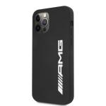 Carcasa Mercedes Silicone Big Logo compatibila cu iPhone 12 Pro Max, Negru 3 - lerato.ro