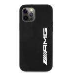 Carcasa Mercedes Silicone Big Logo compatibila cu iPhone 12 Pro Max, Negru 2 - lerato.ro