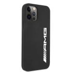 Carcasa Mercedes Silicone Big Logo compatibila cu iPhone 12 Pro Max, Negru 5 - lerato.ro