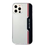 Carcasa Mercedes AMG Electroplate Vertical Design compatibila cu iPhone 12 / 12 Pro, Transparent 2 - lerato.ro