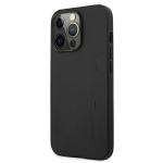 Carcasa Mercedes Leather Hot Stamped compatibila cu iPhone 13 / 13 Pro, Negru 3 - lerato.ro