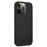 Carcasa Mercedes Leather Hot Stamped compatibila cu iPhone 13 / 13 Pro, Negru 5 - lerato.ro