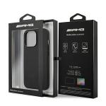 Carcasa Mercedes Leather Hot Stamped compatibila cu iPhone 13 / 13 Pro, Negru 9 - lerato.ro