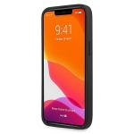 Carcasa Mercedes Leather Debossed Lines compatibila cu iPhone 13 / 13 Pro, Negru 6 - lerato.ro