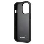 Carcasa Mercedes Leather Debossed Lines compatibila cu iPhone 13 / 13 Pro, Negru 8 - lerato.ro