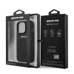 Carcasa Mercedes AMG Leather Curved Lines compatibila cu iPhone 13 / 13 Pro, Negru 9 - lerato.ro