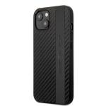 Carcasa Mercedes AMG Carbon Stripe Embossed compatibila cu iPhone 13 / 14 / 15, Negru 3 - lerato.ro