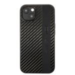 Carcasa Mercedes AMG Carbon Stripe Embossed compatibila cu iPhone 13 / 14 / 15, Negru 2 - lerato.ro