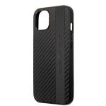 Carcasa Mercedes AMG Carbon Stripe Embossed compatibila cu iPhone 13 / 14 / 15, Negru 7 - lerato.ro