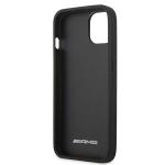 Carcasa Mercedes AMG Leather Hot Stamped compatibila cu iPhone 13, Negru 8 - lerato.ro