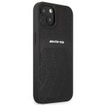 Carcasa Mercedes AMG Leather Curved Lines compatibila cu iPhone 13 / 14 / 15, Negru 5 - lerato.ro