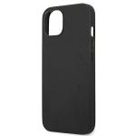 Carcasa Mercedes AMG Leather Hot Stamped compatibila cu iPhone 13 Mini, Negru 7 - lerato.ro