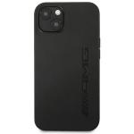 Carcasa Mercedes AMG Leather Hot Stamped compatibila cu iPhone 14 Plus / 15 Plus, Negru 2 - lerato.ro