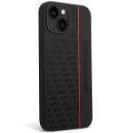 Carcasa Mercedes Silicone Carbon Pattern compatibila cu iPhone 15 / 14 / 13, Negru 4 - lerato.ro