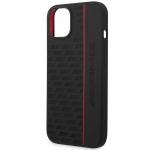 Carcasa Mercedes Silicone Carbon Pattern compatibila cu iPhone 15 / 14 / 13, Negru 6 - lerato.ro
