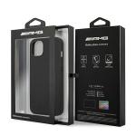 Carcasa Mercedes AMG Leather Hot Stamped compatibila cu iPhone 15 / 14 / 13, Negru 9 - lerato.ro