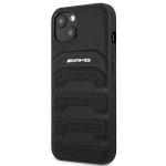 Carcasa Mercedes AMG Debossed Lines compatibila cu iPhone 15 / 14 / 13, Negru 3 - lerato.ro