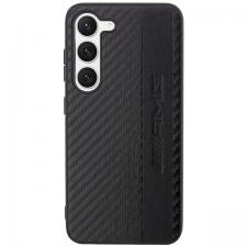 Carcasa Mercedes AMG Carbon Stripe Embossed compatibila cu Samsung Galaxy S23 Plus, Negru