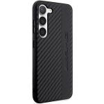 Carcasa Mercedes AMG Carbon Stripe Embossed compatibila cu Samsung Galaxy S23 Plus, Negru 5 - lerato.ro