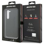 Carcasa Mercedes AMG Carbon Stripe Embossed compatibila cu Samsung Galaxy S23, Negru 9 - lerato.ro