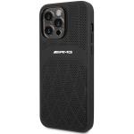 Carcasa Mercedes AMG Leather Curved Lines compatibila cu iPhone 14 Pro Max, Negru 3 - lerato.ro