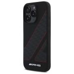 Carcasa Mercedes AMG Checkered Flag Pattern cu MagSafe compatibila cu iPhone 16 Pro, Negru 5 - lerato.ro