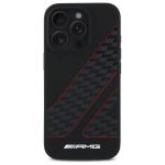 Carcasa Mercedes AMG Checkered Flag Pattern cu MagSafe compatibila cu iPhone 16 Pro Max, Negru 2 - lerato.ro