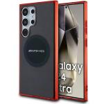 Carcasa AMG Transparent Bicolor cu MagSafe compatibila cu Samsung Galaxy S24 Ultra, Negru 4 - lerato.ro